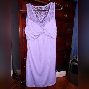 Sleeveless lace back dress